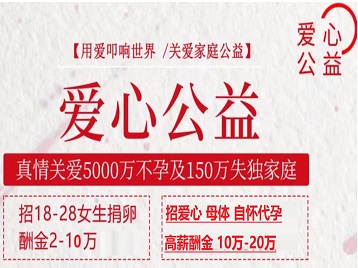 罗山捐卵助孕生子 爱心志愿者招募